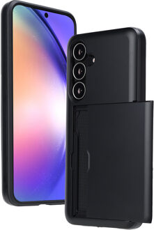 Imoshion Backcover met pasjeshouder voor de Samsung Galaxy S25 FE - Zwart