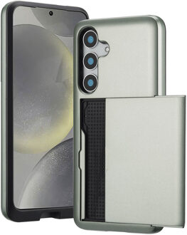 Imoshion Backcover met pasjeshouder voor de Samsung Galaxy S25 - Groen