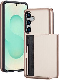 Imoshion Backcover met pasjeshouder voor de Samsung Galaxy S25 Plus - Rosé Goud