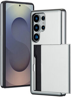 Imoshion Backcover met pasjeshouder voor de Samsung Galaxy S25 Ultra - Grijs