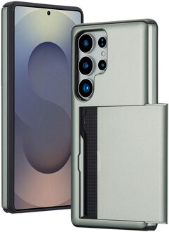 Imoshion Backcover met pasjeshouder voor de Samsung Galaxy S25 Ultra - Groen