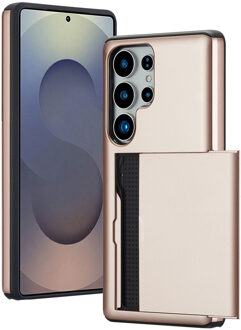 Imoshion Backcover met pasjeshouder voor de Samsung Galaxy S25 Ultra - Rosé Goud
