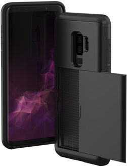 Imoshion Backcover met pasjeshouder voor de Samsung Galaxy S9 Plus - Zwart