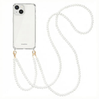Imoshion Backcover met Telefoonkoorden voor de Apple iPhone 13 - Parels Transparant