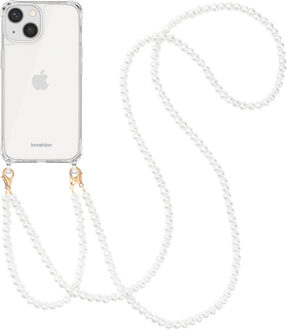 Imoshion Backcover met Telefoonkoorden voor de Apple iPhone 13 - Parels Transparant