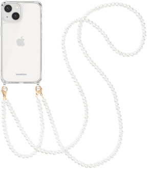 Imoshion Backcover met Telefoonkoorden voor de Apple iPhone 14 - Parels Transparant