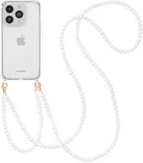 Imoshion Backcover met Telefoonkoorden voor de Apple iPhone 14 Pro Max - Parels Transparant