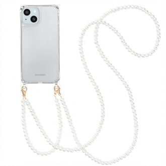 Imoshion Backcover met Telefoonkoorden voor de Apple iPhone 15 - Parels Transparant