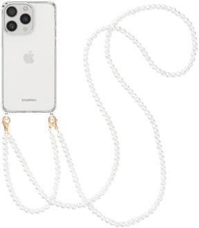 Imoshion Backcover met Telefoonkoorden voor de Apple iPhone 15 Pro Max - Parels Transparant