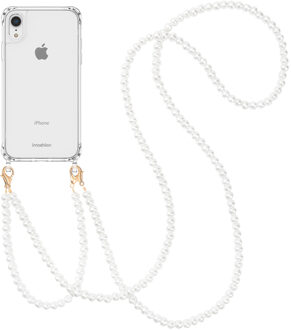 Imoshion Backcover met Telefoonkoorden voor de Apple iPhone Xr - Parels Transparant