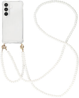 Imoshion Backcover met Telefoonkoorden voor de Samsung Galaxy S26 Plus - Parels Transparant