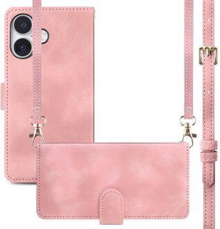 Imoshion Bookcase met koord voor de Apple iPhone 16 - Roze