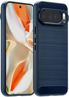 Imoshion Brushed Backcover voor de Google Pixel 10 Pro XL - Donkerblauw