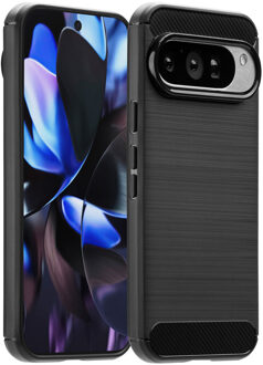 Imoshion Brushed Backcover voor de Google Pixel 10 Pro - Zwart