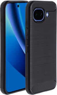 Imoshion Brushed Backcover voor de Google Pixel 10a - Zwart