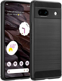 Imoshion Brushed Backcover voor de Google Pixel 7a - Zwart
