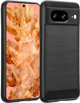 Imoshion Brushed Backcover voor de Google Pixel 8 - Zwart