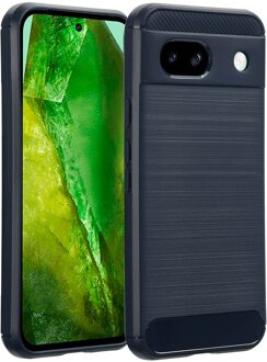 Imoshion Brushed Backcover voor de Google Pixel 8a - Donkerblauw