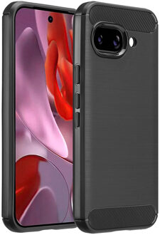 Imoshion Brushed Backcover voor de Google Pixel 9A - Zwart