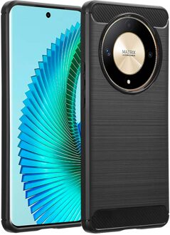 Imoshion Brushed Backcover voor de Honor Magic 6 Lite - Zwart