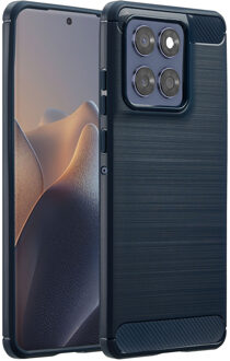 Imoshion Brushed Backcover voor de Motorola Edge 60 Fusion - Donkerblauw