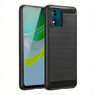 Imoshion Brushed Backcover voor de Motorola Moto E13 - Zwart