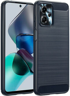 Imoshion Brushed Backcover voor de Motorola Moto G13 / G23 - Donkerblauw