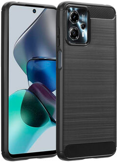 Imoshion Brushed Backcover voor de Motorola Moto G13 / G23 - Zwart