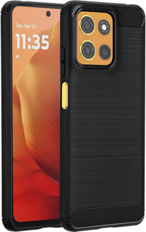 Imoshion Brushed Backcover voor de Motorola Moto G15 / G15 Power - Zwart