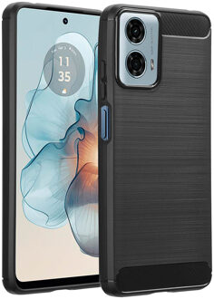 Imoshion Brushed Backcover voor de Motorola Moto G24 Power - Zwart