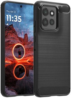 Imoshion Brushed Backcover voor de Motorola Thinkphone 25 / Motorola Edge 50 Neo / Edge 60 Neo - Zwart