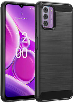 Imoshion Brushed Backcover voor de Nokia G42 - Zwart