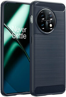 Imoshion Brushed Backcover voor de OnePlus 11 - Donkerblauw
