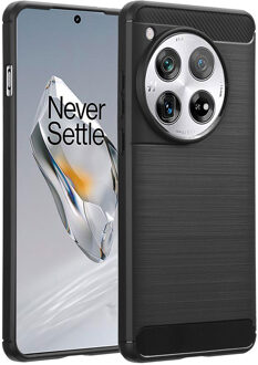 Imoshion Brushed Backcover voor de OnePlus 12 - Zwart