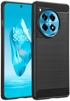 Imoshion Brushed Backcover voor de OnePlus 12R - Zwart