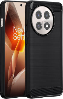 Imoshion Brushed Backcover voor de OnePlus 13R - Zwart