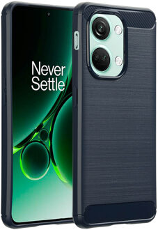 Imoshion Brushed Backcover voor de OnePlus Nord 3 - Donkerblauw