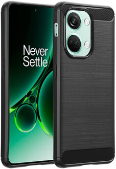 Imoshion Brushed Backcover voor de OnePlus Nord 3 - Zwart