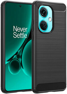 Imoshion Brushed Backcover voor de OnePlus Nord CE 3 - Zwart