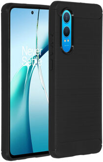 Imoshion Brushed Backcover voor de OnePlus Nord CE 4 Lite 5G - Zwart