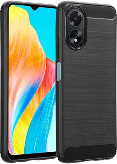 Imoshion Brushed Backcover voor de Oppo A18 / Oppo A38 - Zwart