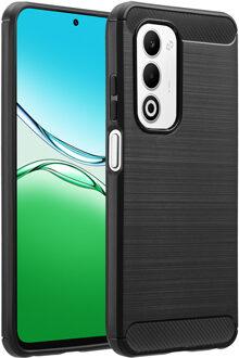 Imoshion Brushed Backcover voor de Oppo A5 5G (2025) - Zwart