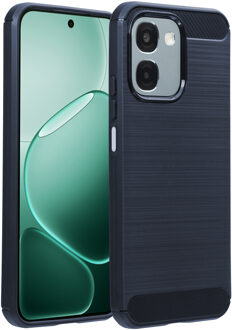 Imoshion Brushed Backcover voor de Oppo A6 (5G) - Donkerblauw