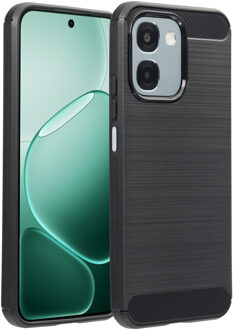 Imoshion Brushed Backcover voor de Oppo A6 (5G) - Zwart