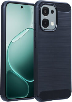 Imoshion Brushed Backcover voor de Oppo A6 Pro (5G) - Donkerblauw