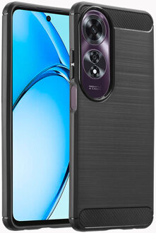 Imoshion Brushed Backcover voor de Oppo A60 4G - Zwart