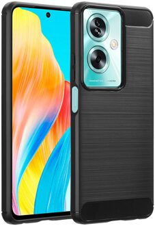 Imoshion Brushed Backcover voor de Oppo A79 - Zwart