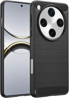 Imoshion Brushed Backcover voor de Oppo Find X8 Pro - Zwart