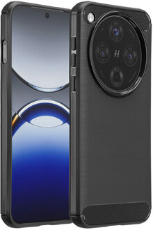 Imoshion Brushed Backcover voor de Oppo Find X8 - Zwart