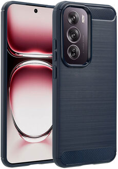 Imoshion Brushed Backcover voor de Oppo Reno 12 - Donkerblauw